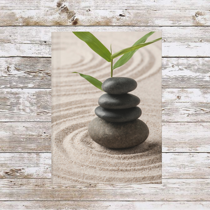 Zen Stones Daily Journal - Hardcover - Your Ultimate Companion for Planning, Reflection, and Personal Growth