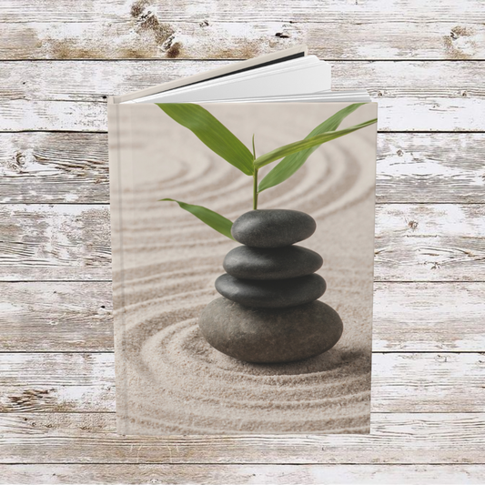 Zen Stones Daily Journal - Hardcover - Your Ultimate Companion for Planning, Reflection, and Personal Growth