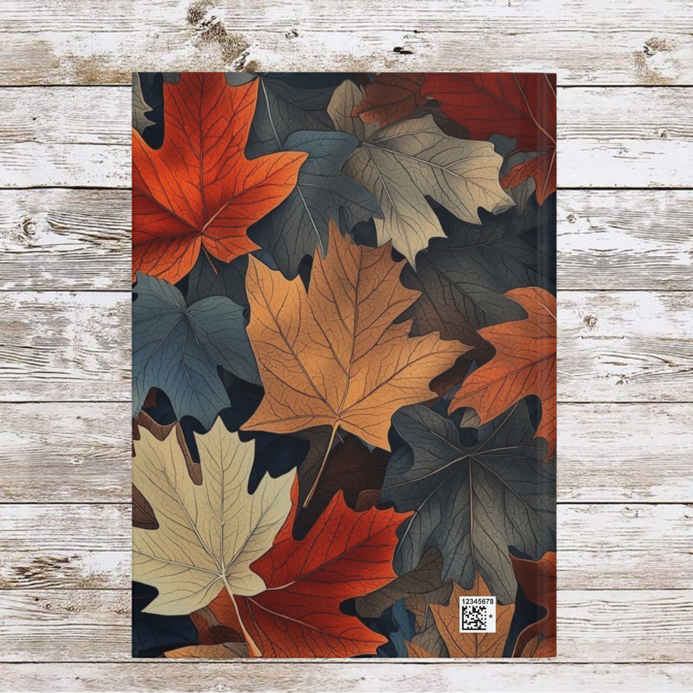 Colorful Leaves Collage Daily Journal - Hardcover - Your Ultimate Companion for Planning, Reflection, and Personal Growth