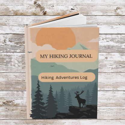 My Hiking Journal - Hardcover - Your Ultimate Companion for Outdoor Adventures