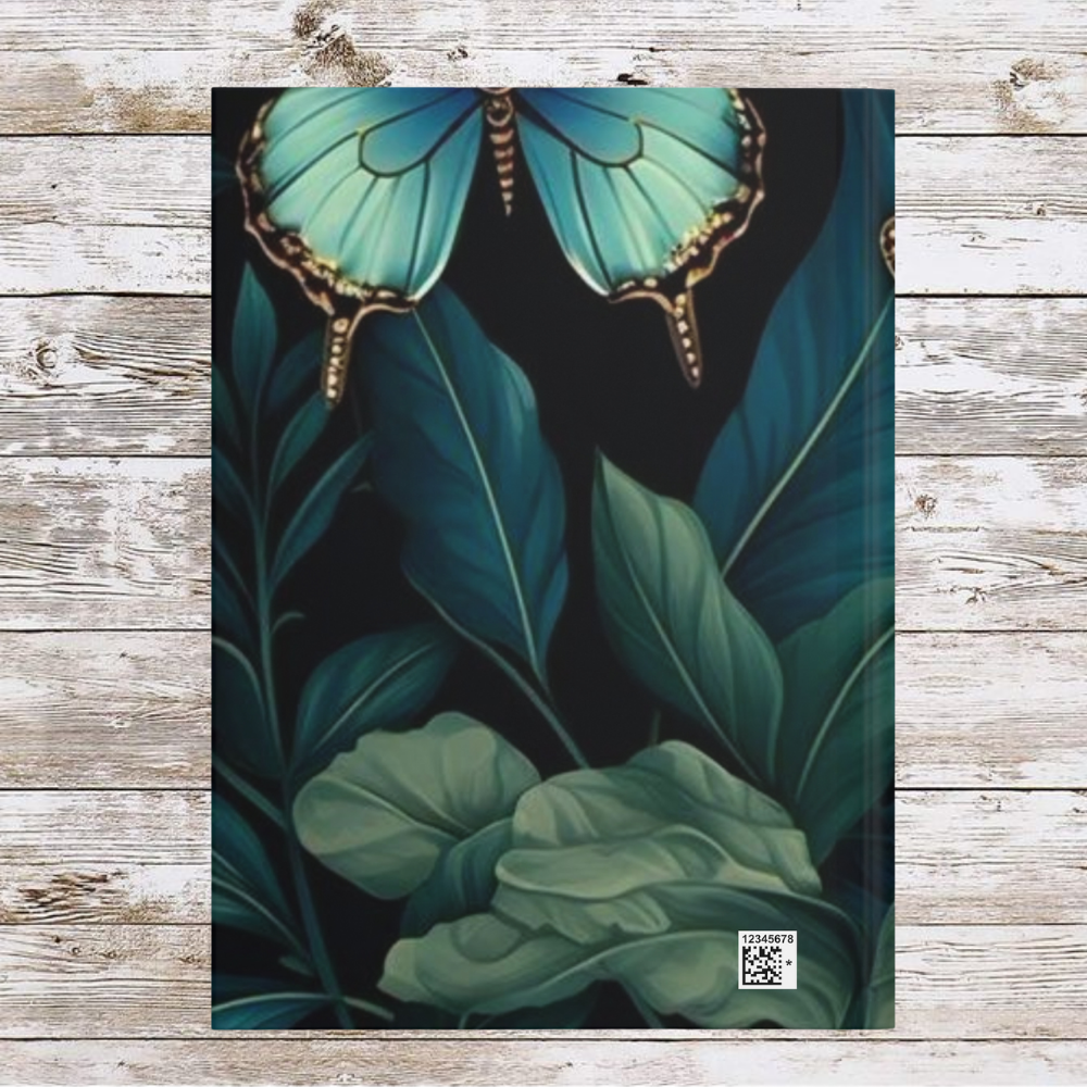 Blue Butterfly Daily Journal - Hardcover - Your Ultimate Companion for Planning, Reflection, and Personal Growth