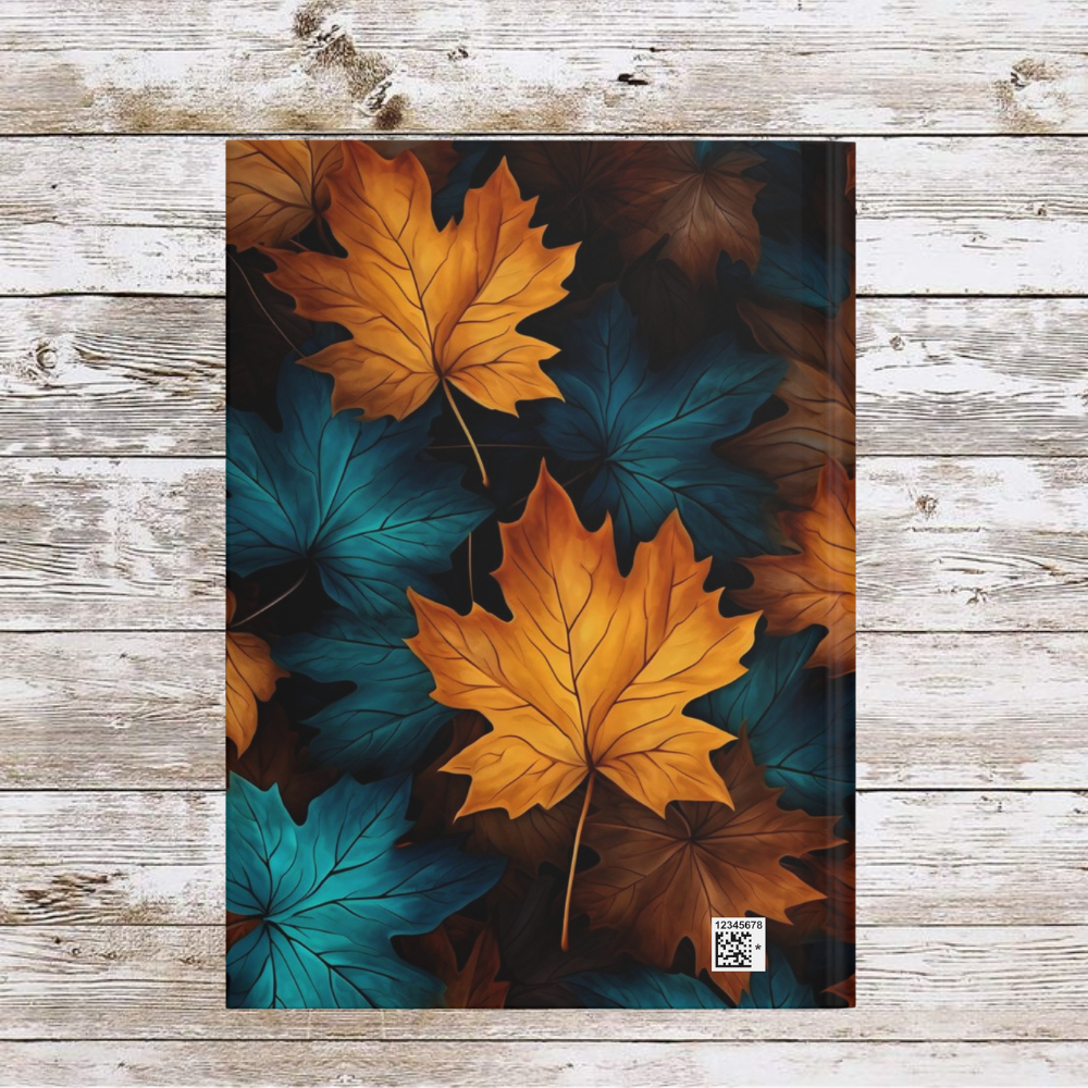 Blue and Orange Fall Leaves Hardcover - Your Ultimate Companion for Planning, Reflection, and Personal Growth