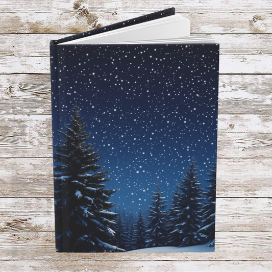 Evergreen Christmas Tree Daily Journal - Hardcover Journal, Planner, Personal Growth Gift, Notebook, Bullet Journal, Organizer, Matte