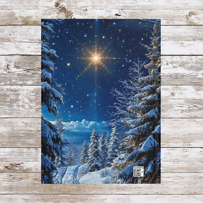 Blue Christmas Tree Daily Journal - Hardcover Journal, Planner, Personal Growth Gift, Notebook, Bullet Journal, Organizer, Matte