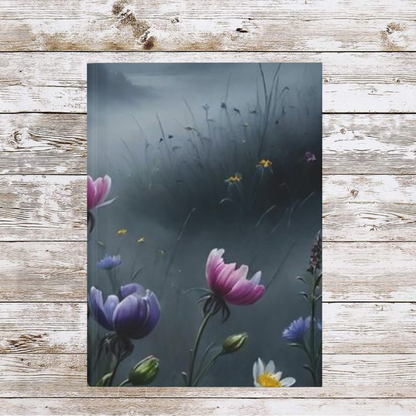 Moonlight Flowers Daily Journal - Hardcover - Your Ultimate Companion for Planning, Reflection, and Personal Growth