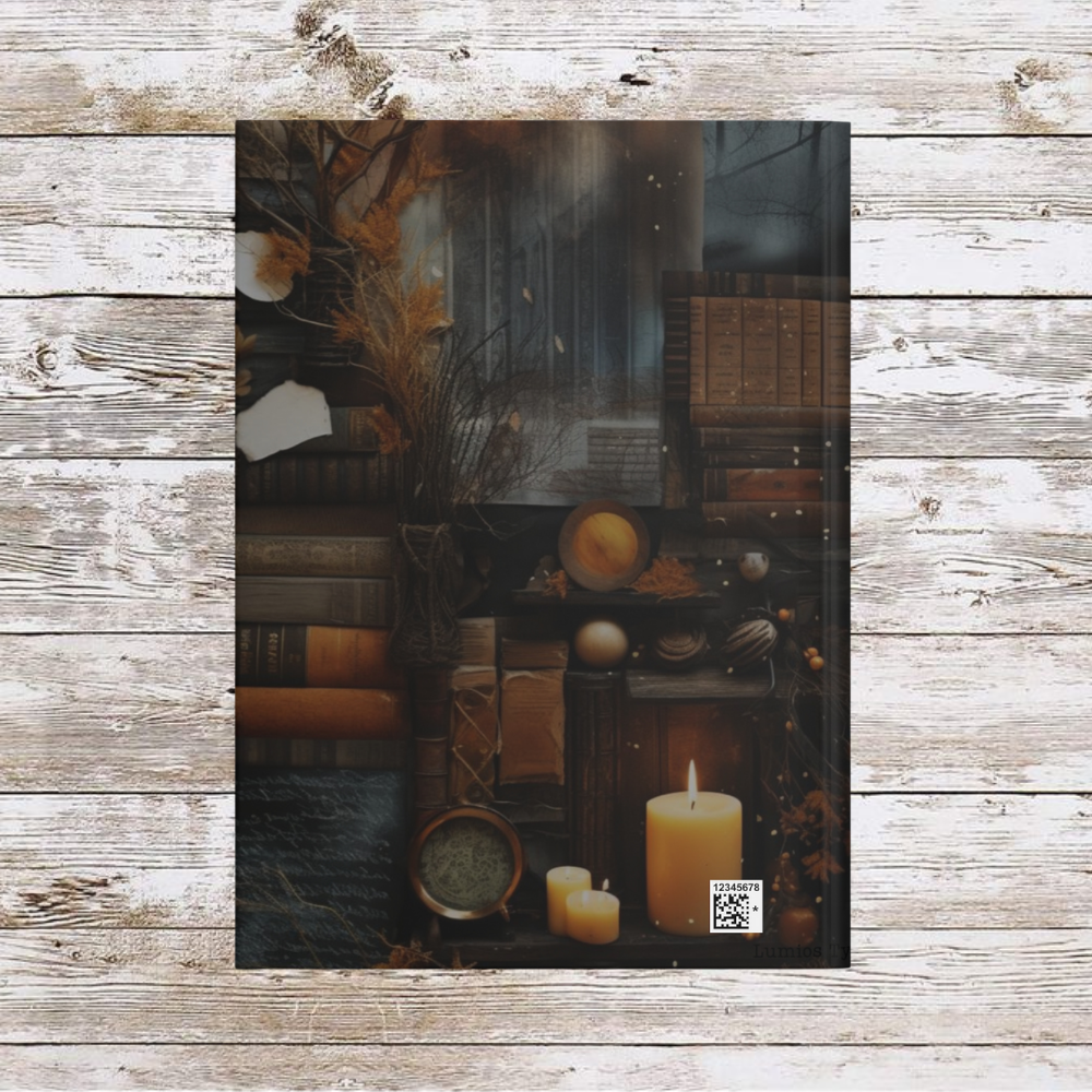 Candles and Books Daily Journal - Hardcover - Your Ultimate Companion for Planning, Reflection, and Personal Growth