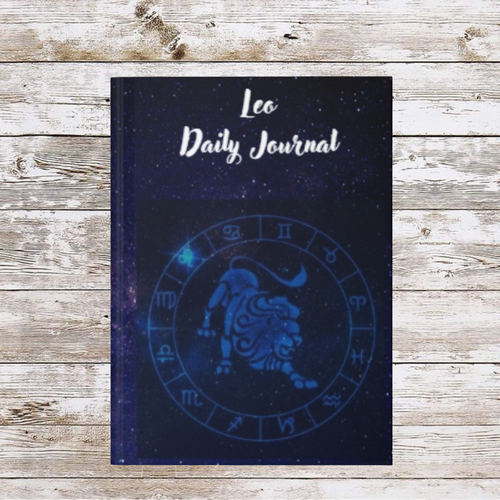 Leo Sign Daily Journal - Hardcover - Astrological Themed Journal for Reflection and Memories
