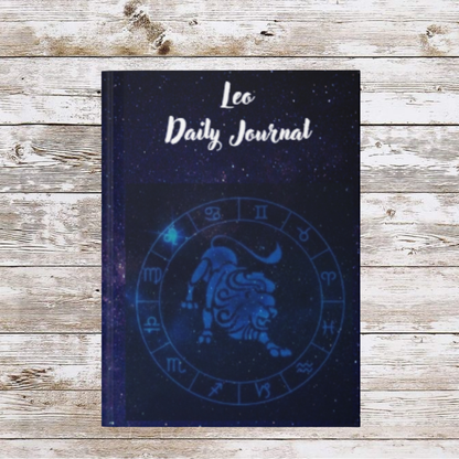 Leo Sign Daily Journal - Hardcover - Astrological Themed Journal for Reflection and Memories