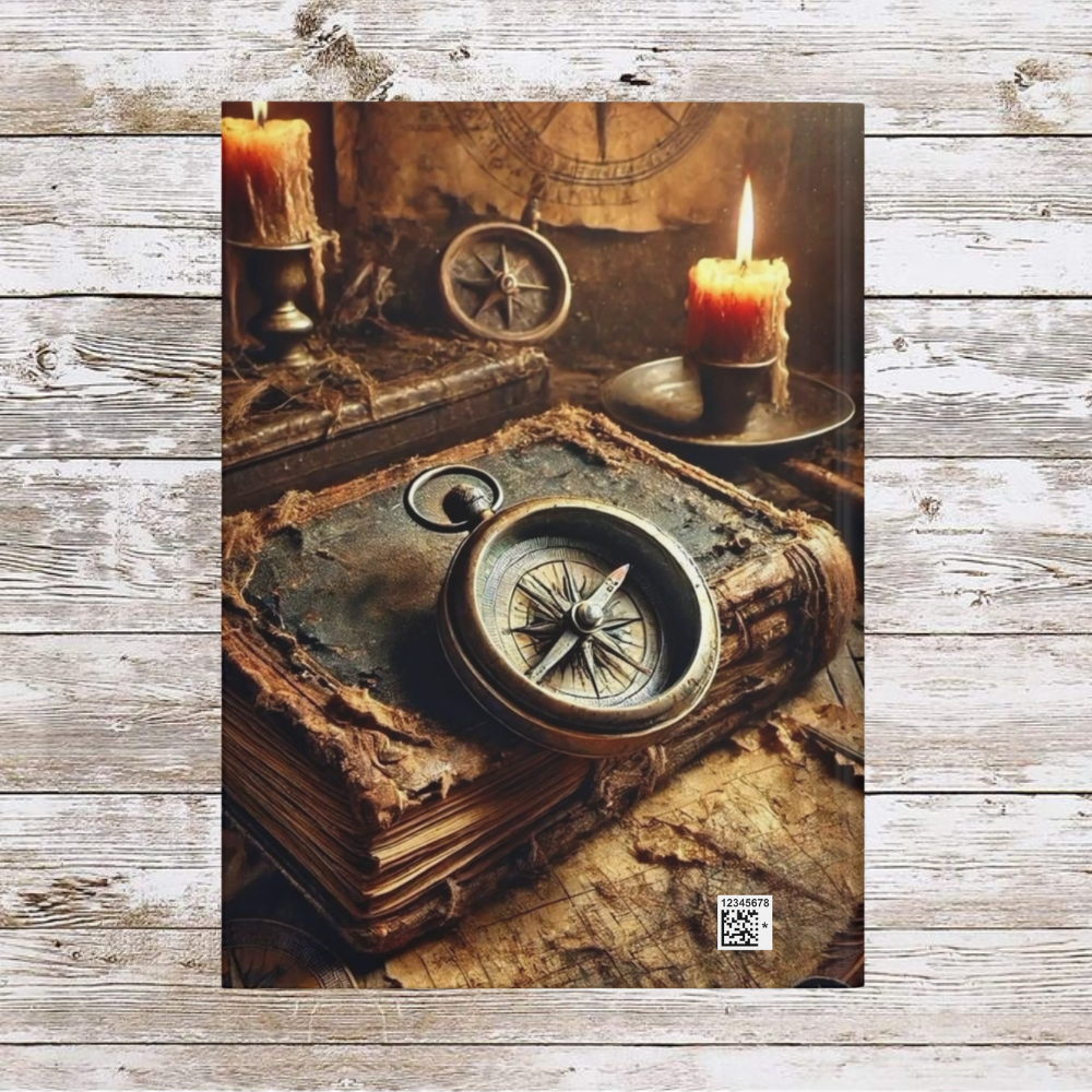 Compass and Candles Daily Journal, Planner, Personal Growth Gift