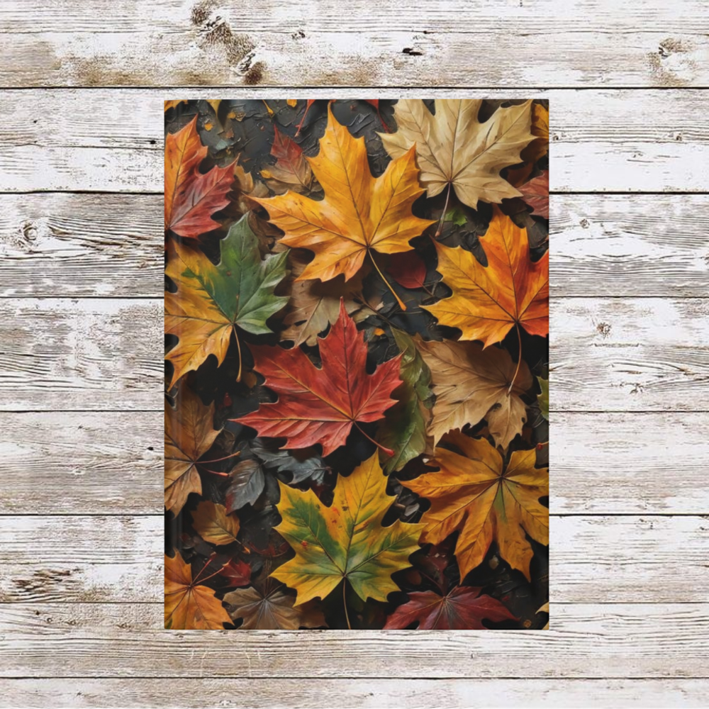 Fall Leaves Collage Daily Journal - Hardcover - Your Ultimate Companion for Planning, Reflection, and Personal Growth