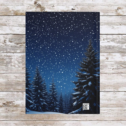 Evergreen Christmas Tree Daily Journal - Hardcover Journal, Planner, Personal Growth Gift, Notebook, Bullet Journal, Organizer, Matte
