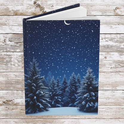 Green Christmas Tree Daily Journal - Hardcover Journal, Planner, Personal Growth Gift, Notebook, Bullet Journal, Organizer, Matte