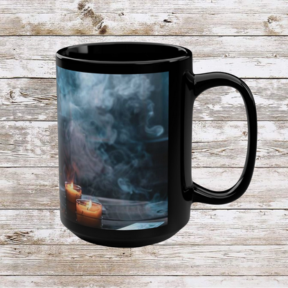 Candle Mist Mug, 15oz - Coffee Cup For Relaxing Vibes