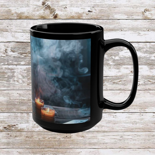 Candle Mist Mug, 15oz - Coffee Cup For Relaxing Vibes