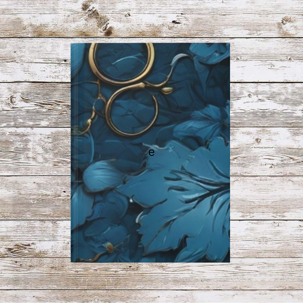 Blue Leaf Daily Journal - Hardcover - Your Ultimate Companion for Planning, Reflection, and Personal Growth