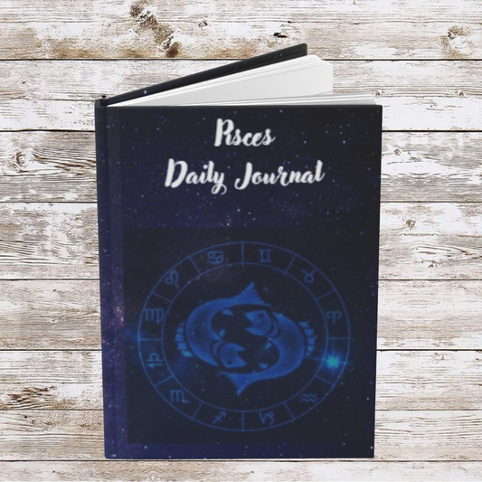 Pisces Daily Journal - Hardcover - Your Ultimate Companion for Planning, Reflection, and Personal Growth