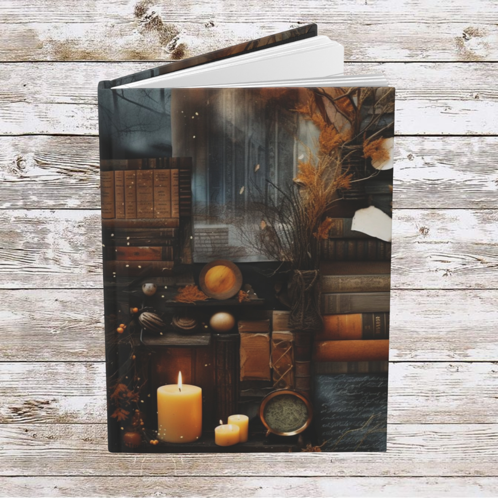 Candles and Books Daily Journal - Hardcover - Your Ultimate Companion for Planning, Reflection, and Personal Growth