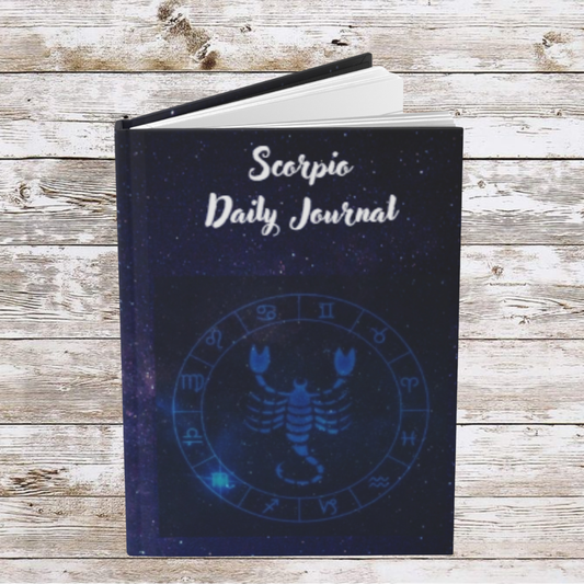 Scorpio Daily Journal - Hardcover - Your Ultimate Companion for Planning, Reflection, and Personal Growth