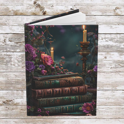 Candles and Books Daily Journal - Hardcover - Your Ultimate Companion for Planning, Reflection, and Personal Growth