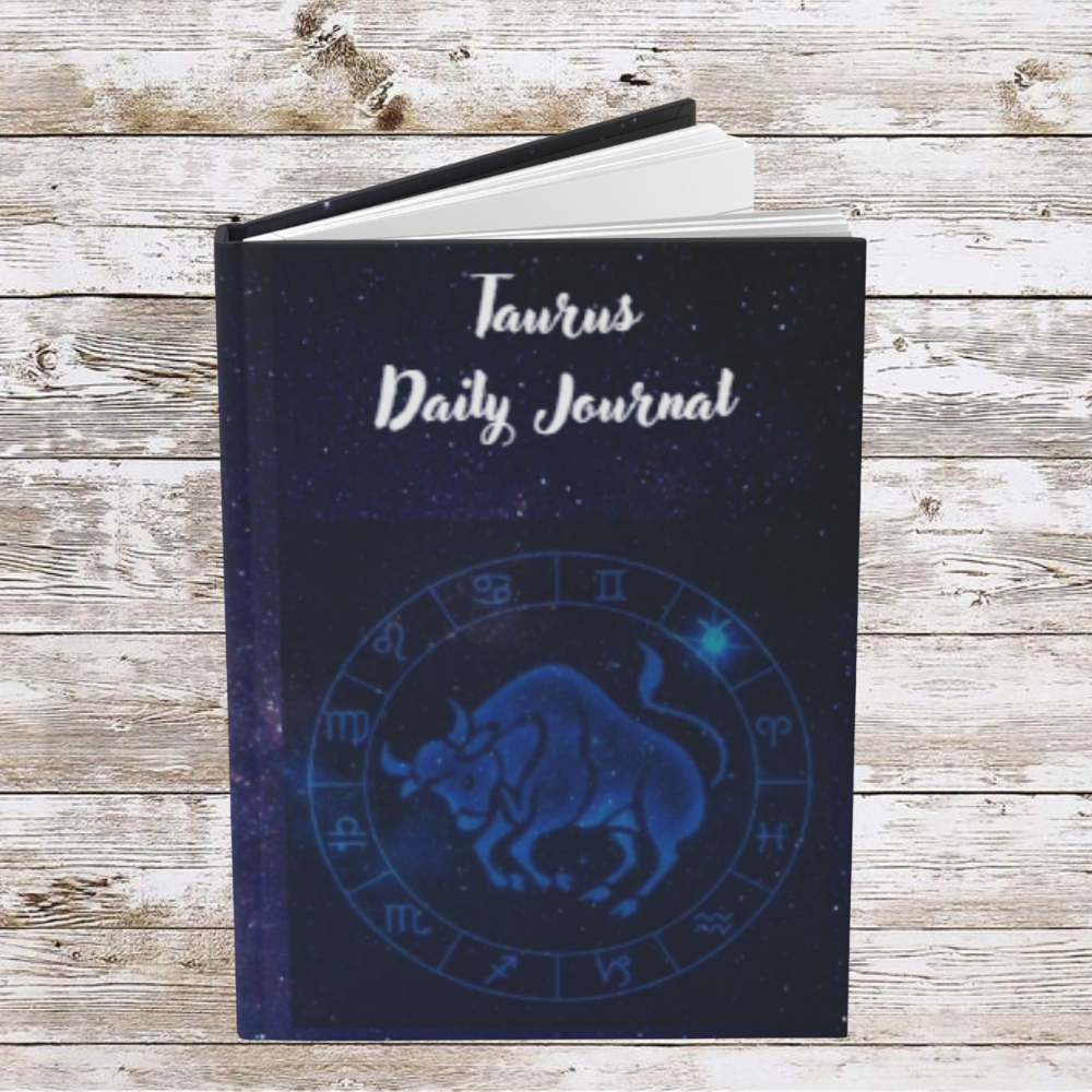 Taurus Sign Daily Journal - Hardcover - Astrological Themed Journal for Reflection and Memories