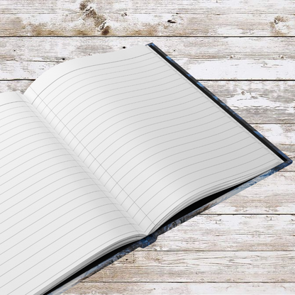 Blue Christmas Tree Daily Journal - Hardcover Journal, Planner, Personal Growth Gift, Notebook, Bullet Journal, Organizer, Matte