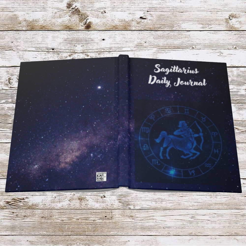 Sagittarius Daily Journal - Hardover - Your Ultimate Companion for Planning, Reflection and Personal Growth