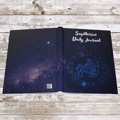 Sagittarius Daily Journal - Hardover - Your Ultimate Companion for Planning, Reflection and Personal Growth