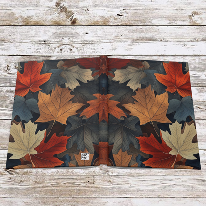 Colorful Leaves Collage Daily Journal - Hardcover - Your Ultimate Companion for Planning, Reflection, and Personal Growth