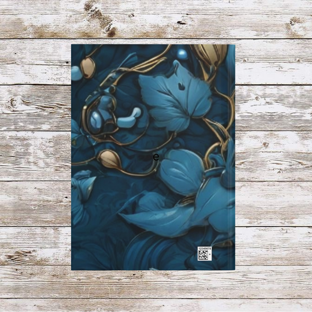 Blue Leaf Daily Journal - Hardcover - Your Ultimate Companion for Planning, Reflection, and Personal Growth
