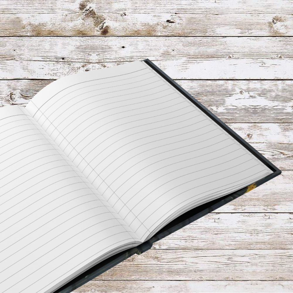 Moonlight Flowers Daily Journal - Hardcover - Your Ultimate Companion for Planning, Reflection, and Personal Growth