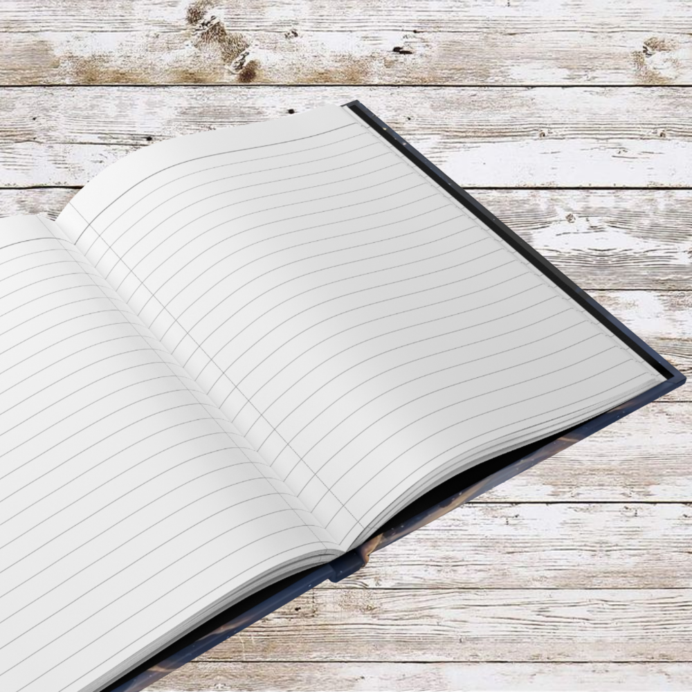 Christmas Path Daily Journal - Matte Hardcover Journal, Planner, Personal Growth Gift, Notebook, Bullet Journal, Organizer