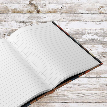 Colorful Leaves Collage Daily Journal - Hardcover - Your Ultimate Companion for Planning, Reflection, and Personal Growth