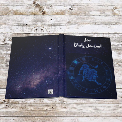 Leo Sign Daily Journal - Hardcover - Astrological Themed Journal for Reflection and Memories