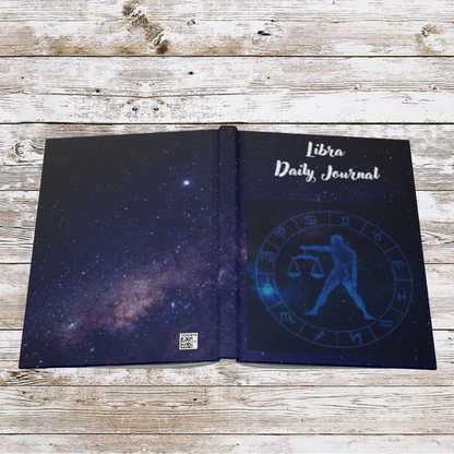 Libra Sign Daily Journal - Hardcover - Astrological Themed Journal for Reflection and Memories