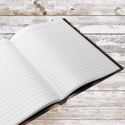 Compass and Book Daily Journal - Matte Hardcover Journal, Planner, Personal Growth Gift, Traveler's Notebook, Bullet Journal, Organizer