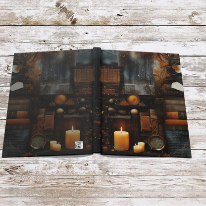 Candles and Books Daily Journal - Hardcover - Your Ultimate Companion for Planning, Reflection, and Personal Growth