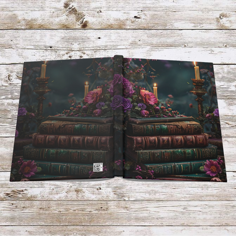 Candles and Books Daily Journal - Hardcover - Your Ultimate Companion for Planning, Reflection, and Personal Growth