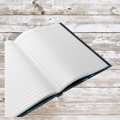 Blue Leaf Daily Journal - Hardcover - Your Ultimate Companion for Planning, Reflection, and Personal Growth