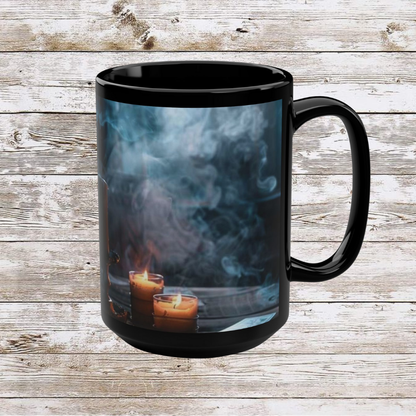 Candle Mist Mug, 15oz - Coffee Cup For Relaxing Vibes