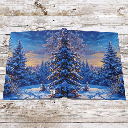 Winter Christmas Tree Daily Journal - Hardcover Journal, Planner, Personal Growth Gift, Notebook, Bullet Journal, Organizer, Matte