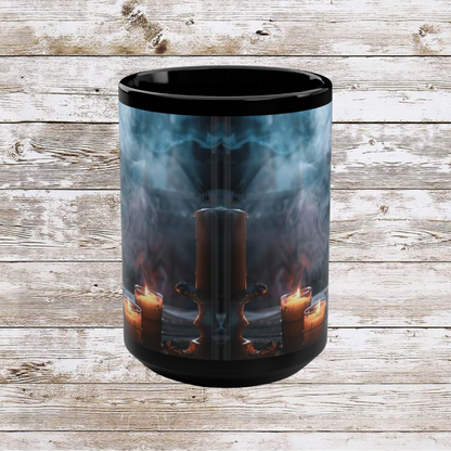 Candle Mist Mug, 15oz - Coffee Cup For Relaxing Vibes