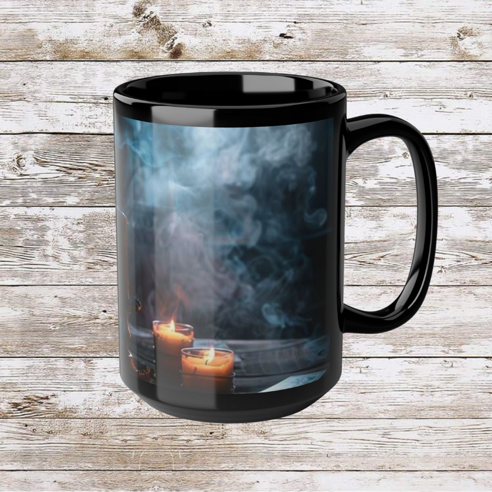 Candle Mist Mug, 15oz - Coffee Cup For Relaxing Vibes