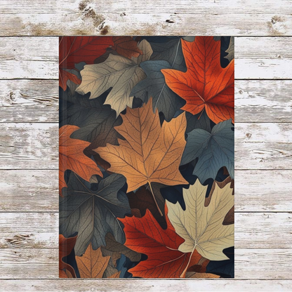 Colorful Leaves Collage Daily Journal - Hardcover - Your Ultimate Companion for Planning, Reflection, and Personal Growth