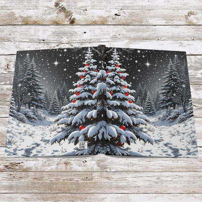 White Winter Christmas Tree Daily Journal - Hardcover Journal, Planner, Personal Growth Gift, Notebook, Bullet Journal, Organizer, Matte