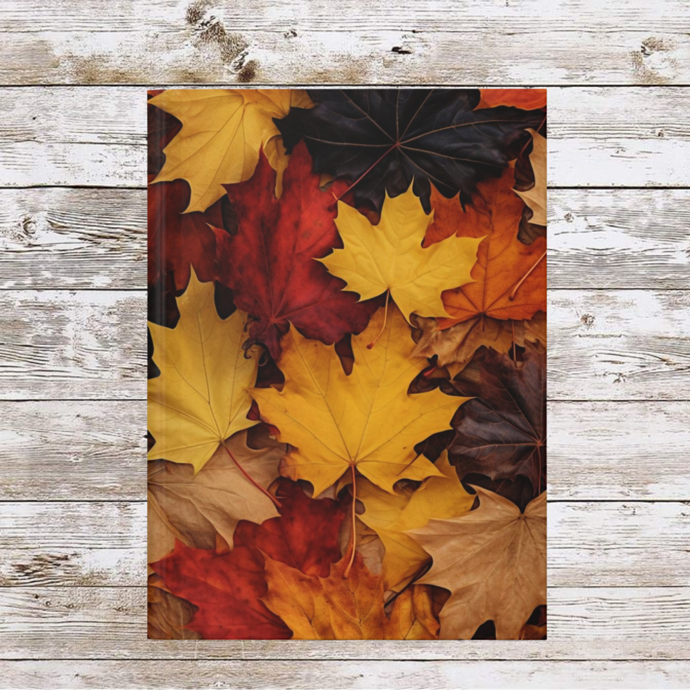 Fall Leaf Collage Daily Journal - Hardcover - Your Ultimate Companion for Planning, Reflection, and Personal Growth