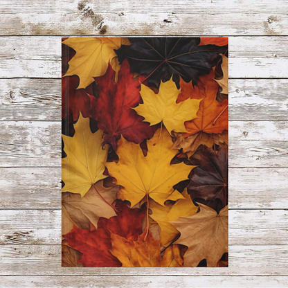 Fall Leaf Collage Daily Journal - Hardcover - Your Ultimate Companion for Planning, Reflection, and Personal Growth
