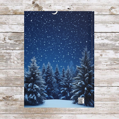 Green Christmas Tree Daily Journal - Hardcover Journal, Planner, Personal Growth Gift, Notebook, Bullet Journal, Organizer, Matte