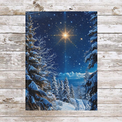 Blue Christmas Tree Daily Journal - Hardcover Journal, Planner, Personal Growth Gift, Notebook, Bullet Journal, Organizer, Matte