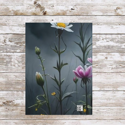 Moonlight Flowers Daily Journal - Hardcover - Your Ultimate Companion for Planning, Reflection, and Personal Growth