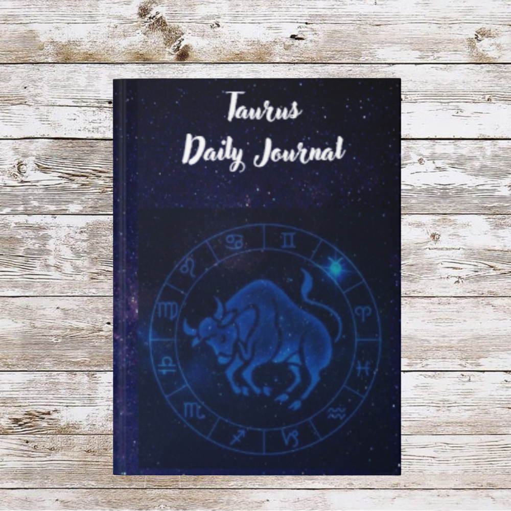 Taurus Sign Daily Journal - Hardcover - Astrological Themed Journal for Reflection and Memories